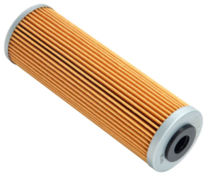 K&N 1.625in OD x 5.05in H Oil Filter - Bull Strap
