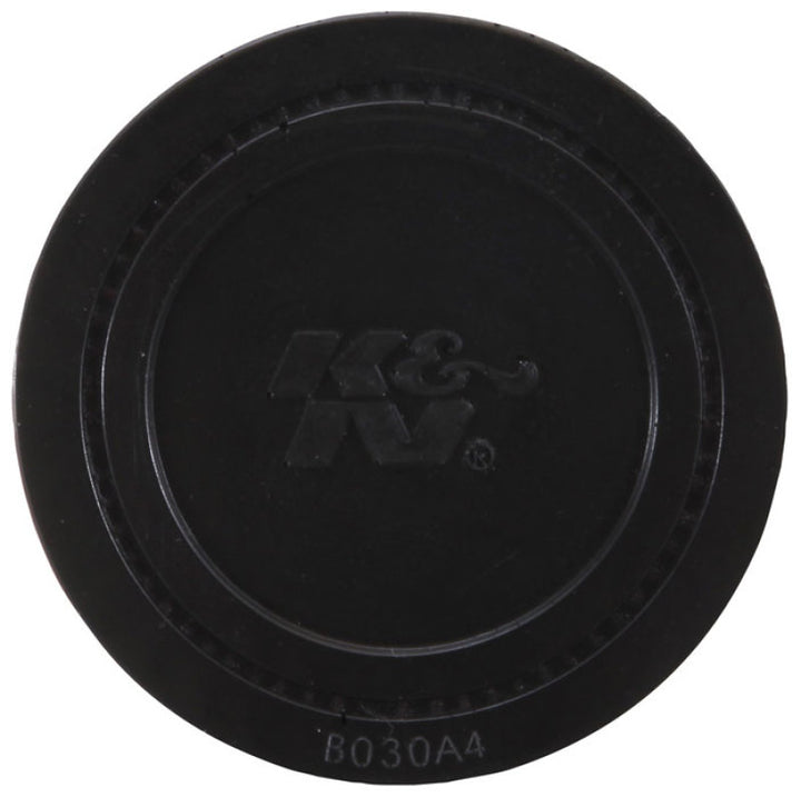 K&N 1 inch ID 3 inch OD 2.375 inch H Rubber Base Crankcase Vent Filter - Bull Strap