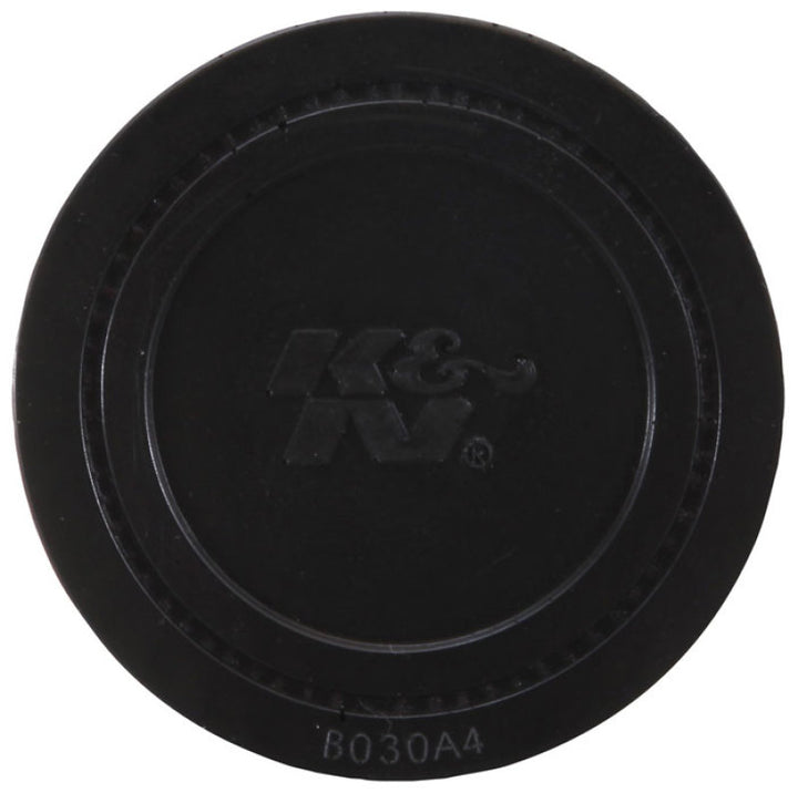 K&N 1 inch ID 3 inch OD 2.375 inch H Rubber Base Crankcase Vent Filter - Bull Strap
