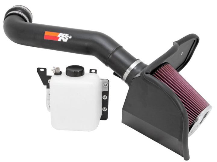 K&N 10-12 Ford F150 SVT Raptor 6.2L V8 High Flow Performance Intake Kit - Bull Strap