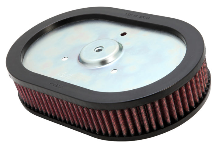 K&N 10-12 Harley Davidson FLHXSE/FLSTSE / 11-12 FLHTCUSE / 11 FLTRUSE Replacement Air Filter - Bull Strap