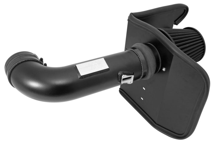 K&N 10-13 Chevy Camaro 6.2L V8 Black Performance Intake Kit - Bull Strap