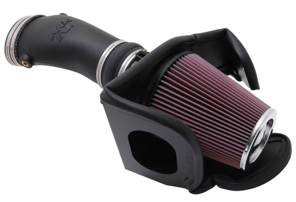 K&N 10-14 Ford Mustang Shelby GT 5.4L V8 Performance Intake Kit - Bull Strap