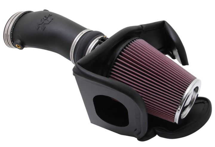K&N 10-14 Ford Mustang Shelby GT 5.4L V8 Performance Intake Kit - Bull Strap
