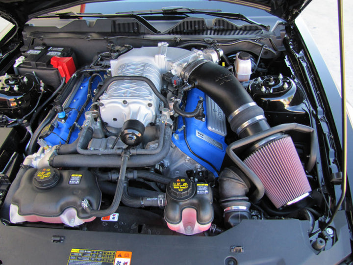 K&N 10-14 Ford Mustang Shelby GT 5.4L V8 Performance Intake Kit - Bull Strap