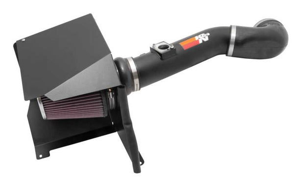 K&N 11-12 Chevy Silverado 2500/3500 HD / 11-12 GMC Sierra 2500/3500 HD High-Flow Perf Intake Kit - Bull Strap