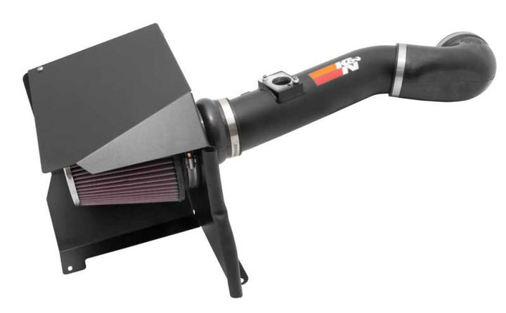 K&N 11-12 Chevy Silverado 2500/3500 HD / 11-12 GMC Sierra 2500/3500 HD High-Flow Perf Intake Kit - Bull Strap