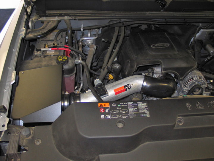 K&N 11-12 Chevy Silverado 2500/3500 HD / 11-12 GMC Sierra 2500/3500 HD High-Flow Perf Intake Kit - Bull Strap