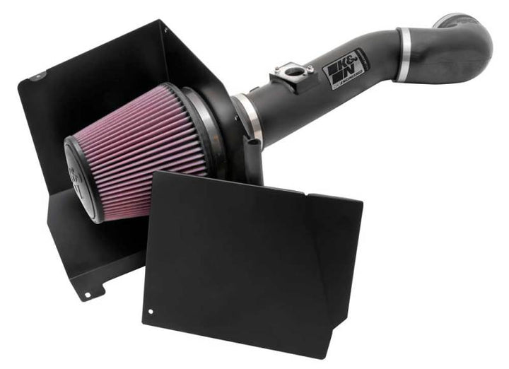 K&N 11-12 Chevy Silverado 2500/3500 HD / 11-12 GMC Sierra 2500/3500 HD High-Flow Perf Intake Kit - Bull Strap