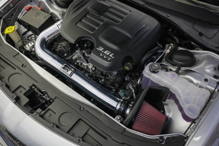 K&N 11-12 Chrysler 300 3.6L / 11-12 Dodge Challenger/Charger 3.6L Typhoon Performance Intake - Bull Strap