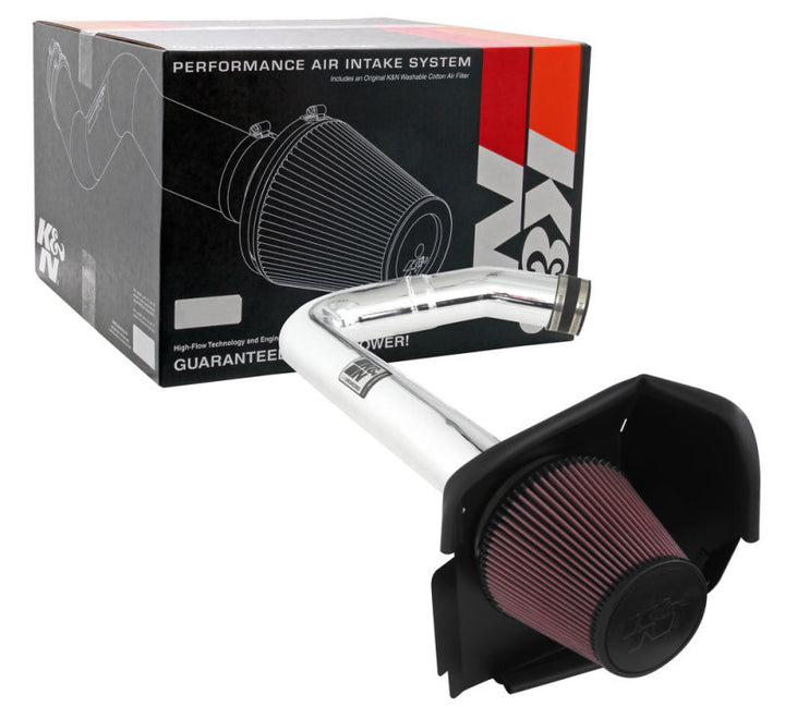 K&N 11-12 Chrysler 300 3.6L / 11-12 Dodge Challenger/Charger 3.6L Typhoon Performance Intake - Bull Strap