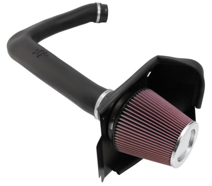 K&N 11-12 Dodge Challenger/Charger / 11-12 Chrysler 300 3.6L V6 AirCharger Performance Intake - Bull Strap