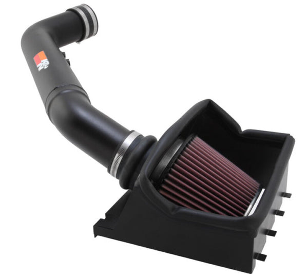 K&N 11-12 Ford F250/F350 SD 6.2L V8 High Flow Performance Intake - Bull Strap