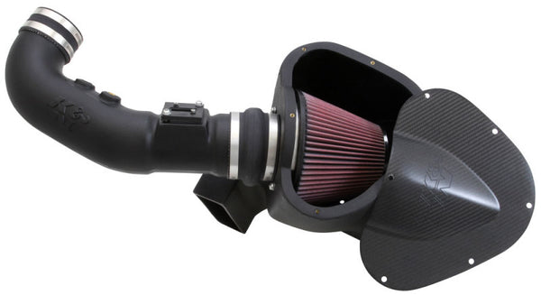 K&N 11-12 Ford Mustang GT 5.0L V8 AirCharger Performance Intake Kit - Bull Strap