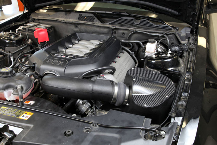 K&N 11-12 Ford Mustang GT 5.0L V8 AirCharger Performance Intake Kit - Bull Strap