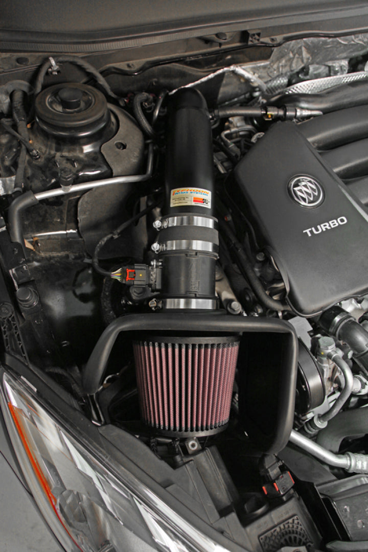 K&N 11-13 Buick Regal 2.0L L4 Typhoon Performance Intake - Bull Strap