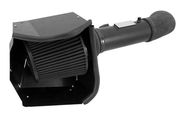 K&N 11-13 Ford F250/F350/F450/F550 Super Duty 6.7L V8 DSL Black Performance Intake Kit - Bull Strap