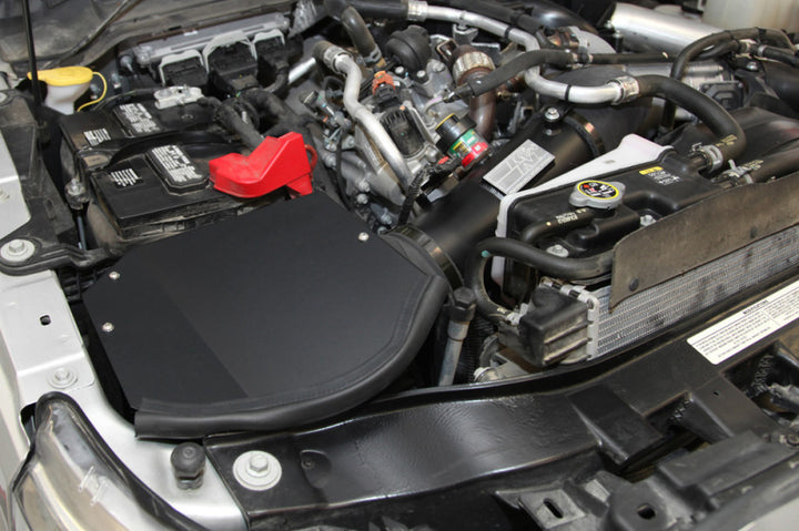 K&N 11-13 Ford F250/F350/F450/F550 Super Duty 6.7L V8 DSL Black Performance Intake Kit - Bull Strap