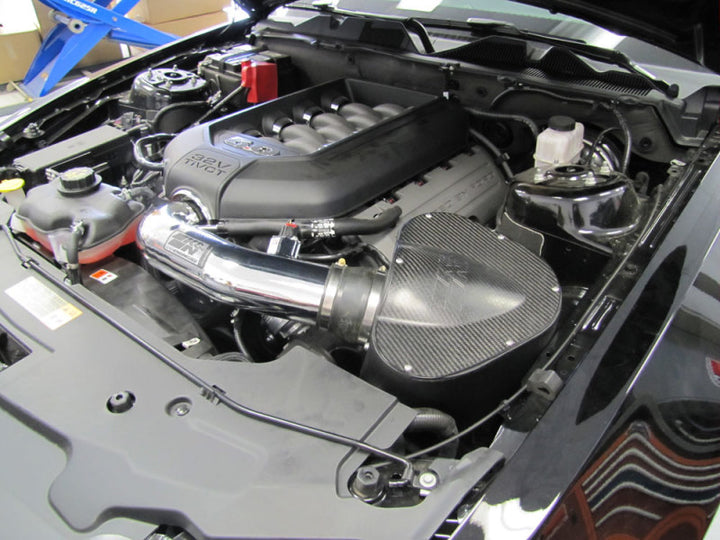 K&N 11-13 Ford Mustang GT 5.0L V8 Typhoon Performance Intake - Bull Strap