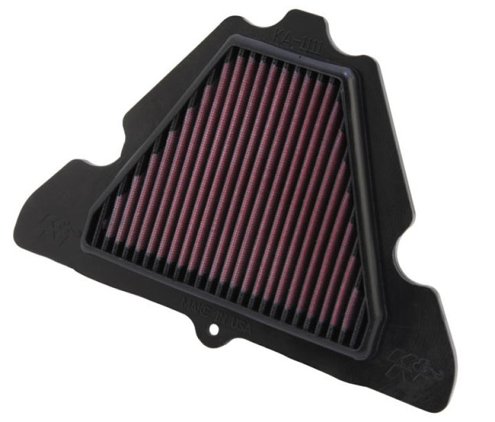 K&N 11-13 Kawasaki Z1000 1000/ ZX1000 Ninja / 11-12 Z1000 SX / 12 Versys 1000 Replacement Air Filter - Bull Strap