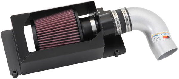 K&N 11-13 Mini Cooper S 1.6L Black Typhoon Performance Intake - Bull Strap