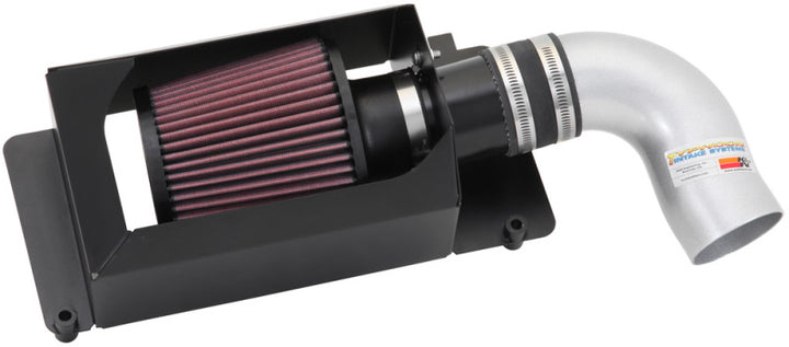 K&N 11-13 Mini Cooper S 1.6L Black Typhoon Performance Intake - Bull Strap