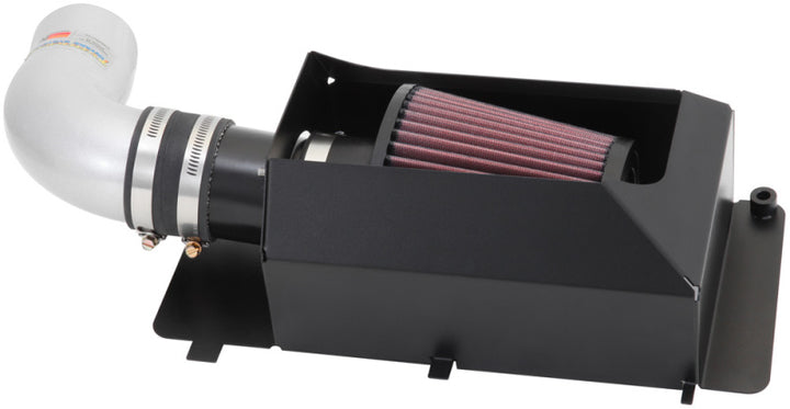 K&N 11-13 Mini Cooper S 1.6L Black Typhoon Performance Intake - Bull Strap
