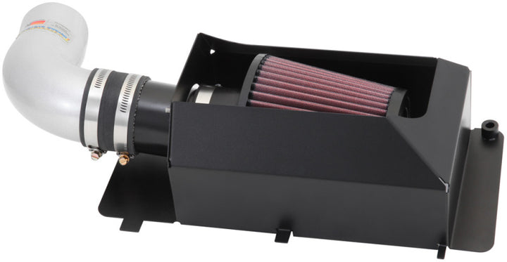 K&N 11-13 Mini Cooper S 1.6L Black Typhoon Performance Intake - Bull Strap