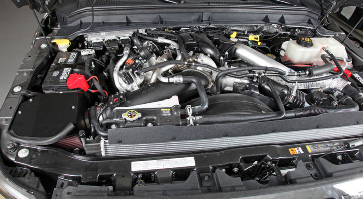 K&N 11-15 Ford Super Duty 6.7L V8 Performance Intake Kit - Bull Strap
