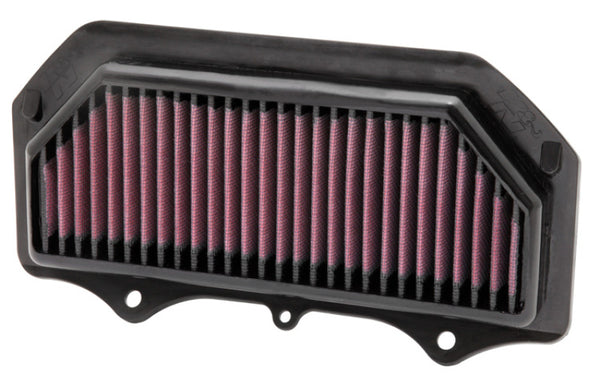 K&N 11-15 Suzuki GSXR600/GSXR750 Replacement Air Filter - Bull Strap