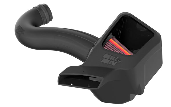 K&N 11-22 Jeep Grand Cherokee V8-5.7L F Performance Air Intake System - Bull Strap