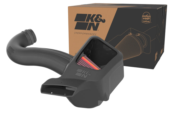 K&N 11-22 Jeep Grand Cherokee V8-5.7L F Performance Air Intake System - Bull Strap