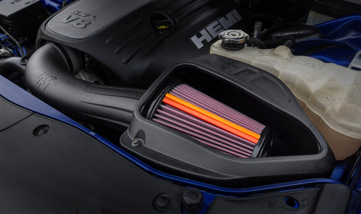 K&N 11-23 Dodge Charger (5.7L/6.1L V8) NextGen Cold Air Intake - Bull Strap