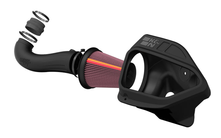 K&N 11-23 Dodge Charger (5.7L/6.1L V8) NextGen Cold Air Intake - Bull Strap