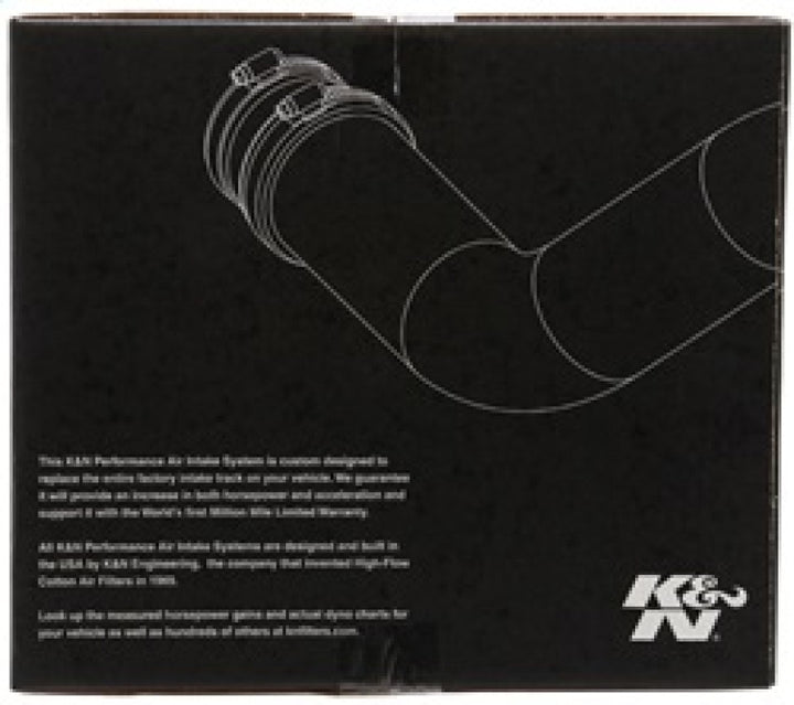 K&N 11 Ford Explorer 3.5L V6 Performance Intake Kit - Bull Strap