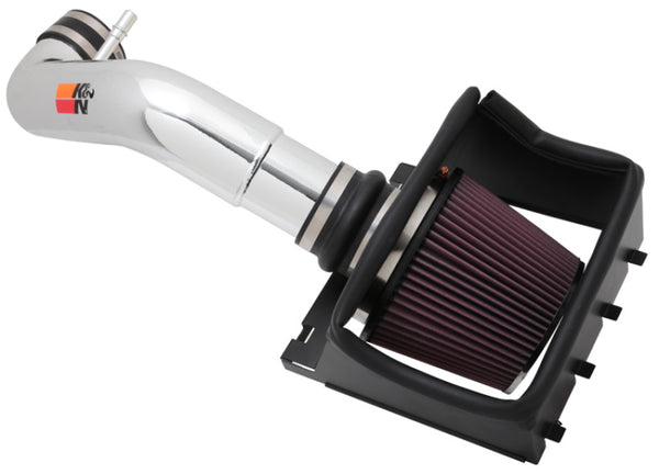 K&N 11 Ford F150 5.0L V8 F/I High Flow Performance Intake Kit - Bull Strap