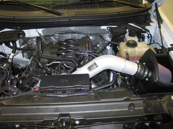 K&N 11 Ford F150 5.0L V8 F/I High Flow Performance Intake Kit - Bull Strap