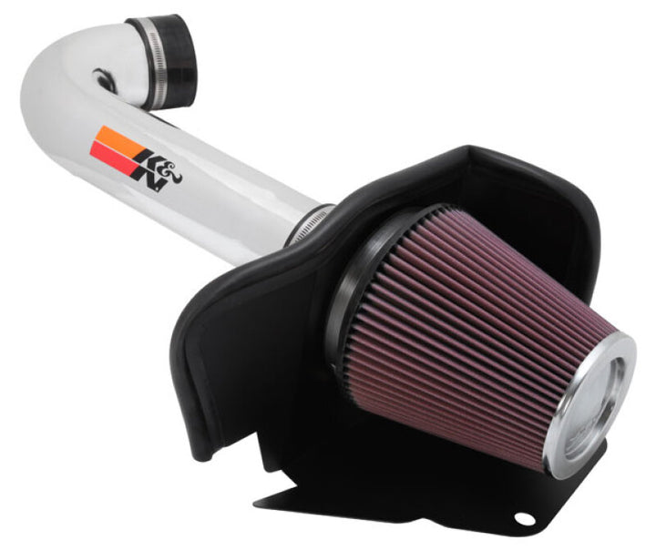 K&N 11 Jeep Grand Cherokee 5.7L V8 / 11 Dodge Durango 5.7L V8 High Flow Performance Intake Kit - Bull Strap