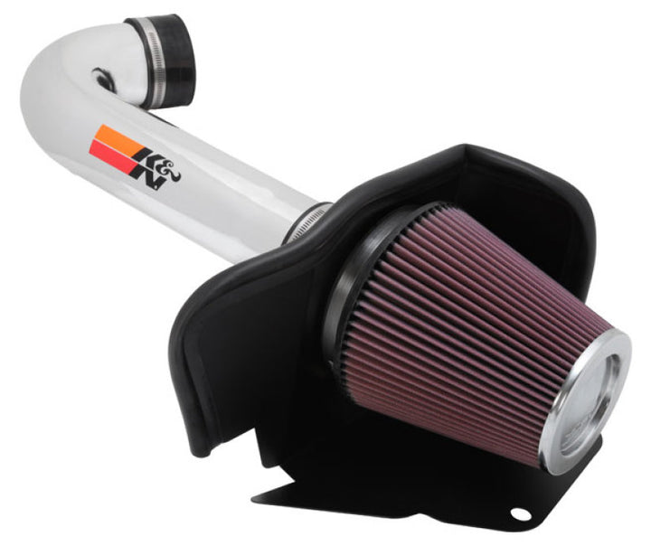 K&N 11 Jeep Grand Cherokee 5.7L V8 / 11 Dodge Durango 5.7L V8 High Flow Performance Intake Kit - Bull Strap