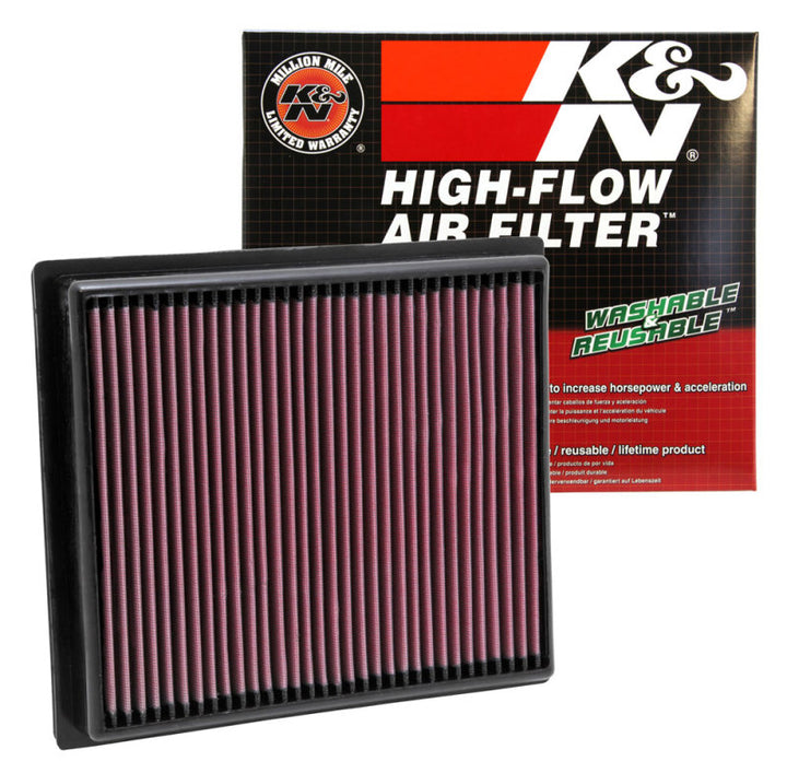 K&N 11 Polaris Ranger RZR XP Replacement Air Filter - Bull Strap