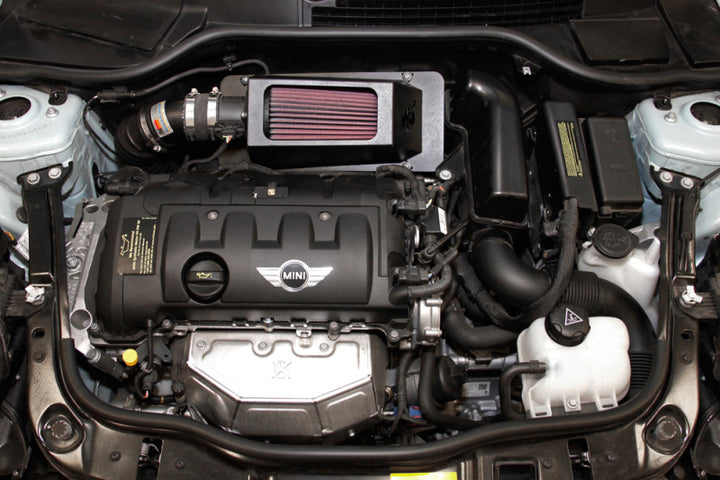 K&N 12-13 Mini Cooper S 1.6L 69 Series Typhoon Performance Intake Kit - Bull Strap