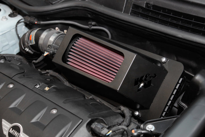 K&N 12-13 Mini Cooper S 1.6L 69 Series Typhoon Performance Intake Kit - Bull Strap