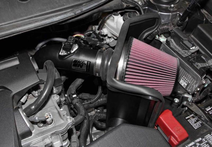 K&N 12-13 Toyota Camry 2.5L Black Typhoon Cold-Air Intake - Bull Strap