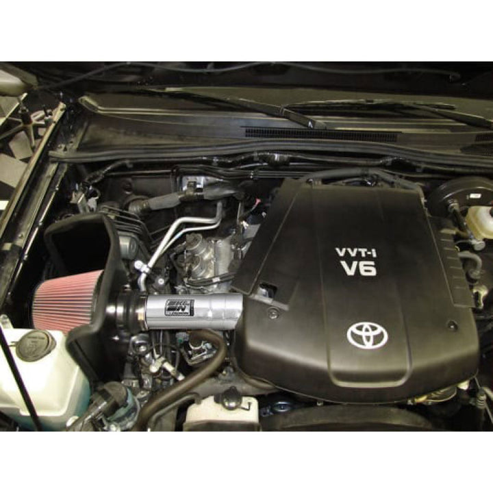 K&N 12-13 Toyota Tacoma 4.0L V6 High Flow Performance Intake - Bull Strap