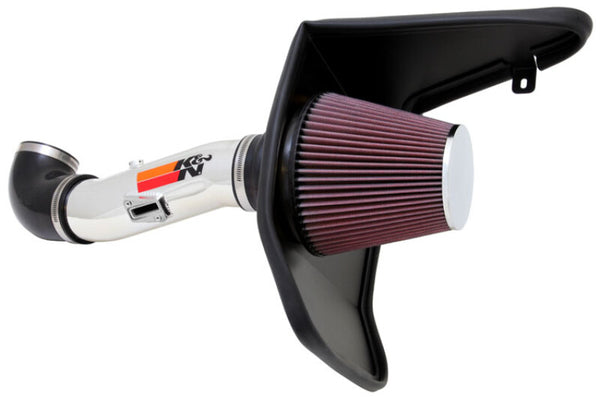 K&N 12-15 Chevrolet Camaro 3.6L V6 Typhoon Performance Intake - Bull Strap