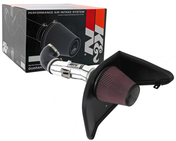K&N 12-15 Chevrolet Camaro 3.6L V6 Typhoon Performance Intake - Bull Strap