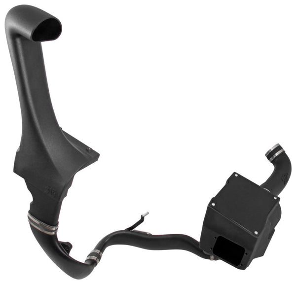 K&N 12-18 Jeep Wrangler 3.6L V6 Performance Intake Kit w/ Snorkel - Bull Strap