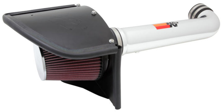 K&N 12-18 Jeep Wrangler V6-3.6L High Flow Performance Intake Kit (12-15 CARB Approved) - Bull Strap
