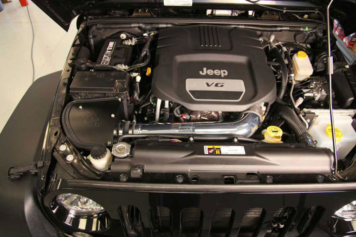 K&N 12-18 Jeep Wrangler V6-3.6L High Flow Performance Intake Kit (12-15 CARB Approved) - Bull Strap