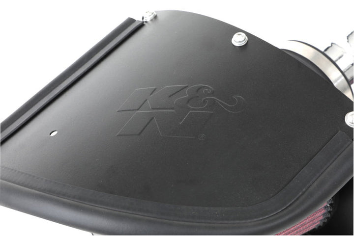 K&N 12-18 Jeep Wrangler V6-3.6L High Flow Performance Intake Kit (12-15 CARB Approved) - Bull Strap